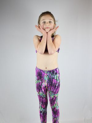 Pink Mystic Youth Leggings/Tights