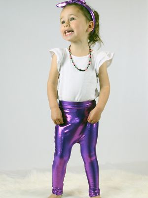 Purple Sparkle Baby/Toddler Leggings/Tights
