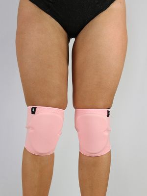 Rarr Designs Velcro Neoprene Gel Dot Grip Pole Knee dance Pads Black Baby Pink