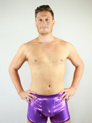 Rarr designs Purple Sparkle Men's Trunk