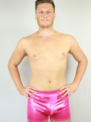 Rarr designs Pink Sparkle Men's Pole Short