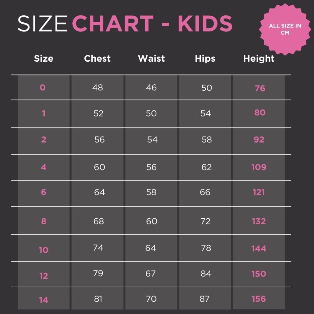 Black and Pink Minimalist Size Chart Instagram Post (1)