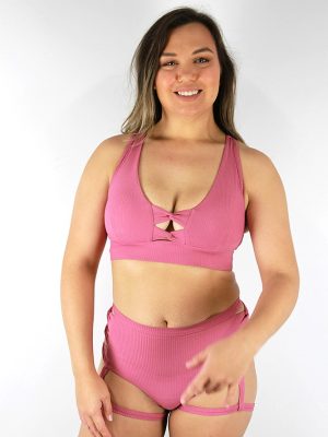 Sasha Sports Bralette Dusty Pink Rarr designs 1