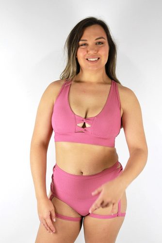 Sasha Sports Bralette Dusty Pink Rarr designs 1