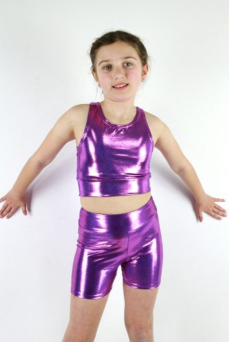 Girls Shorts Purple Sparkle rarrdesigns d